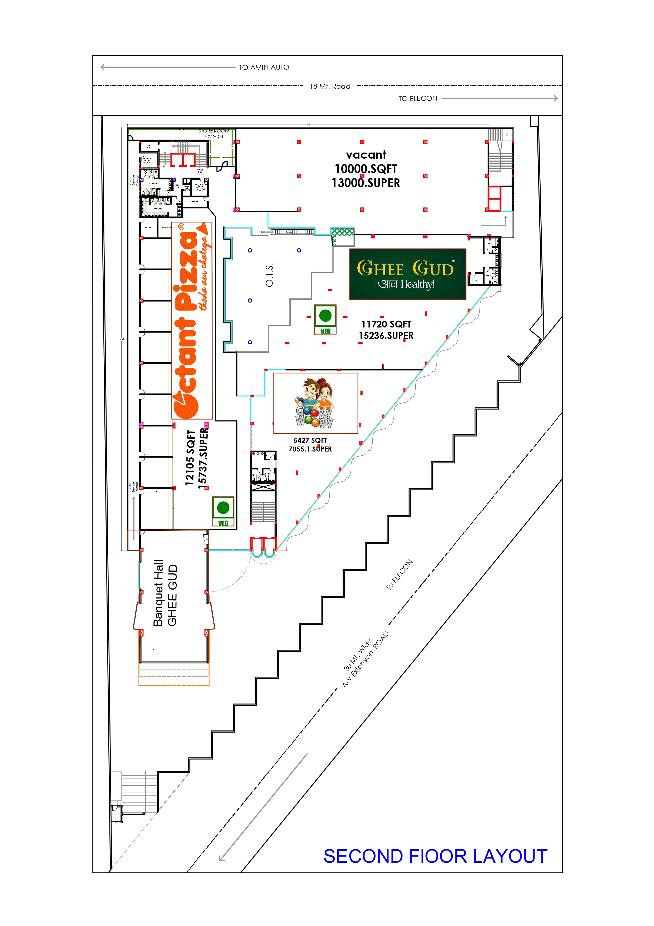 2nd Floor Map
